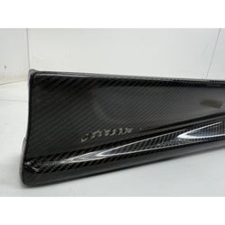 Nissan R35 GTR Side skirt passenger left carbon GT-R 2009 Damaged