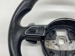 Audi RS4 B8 Flat bottom multi function steering wheel 2014