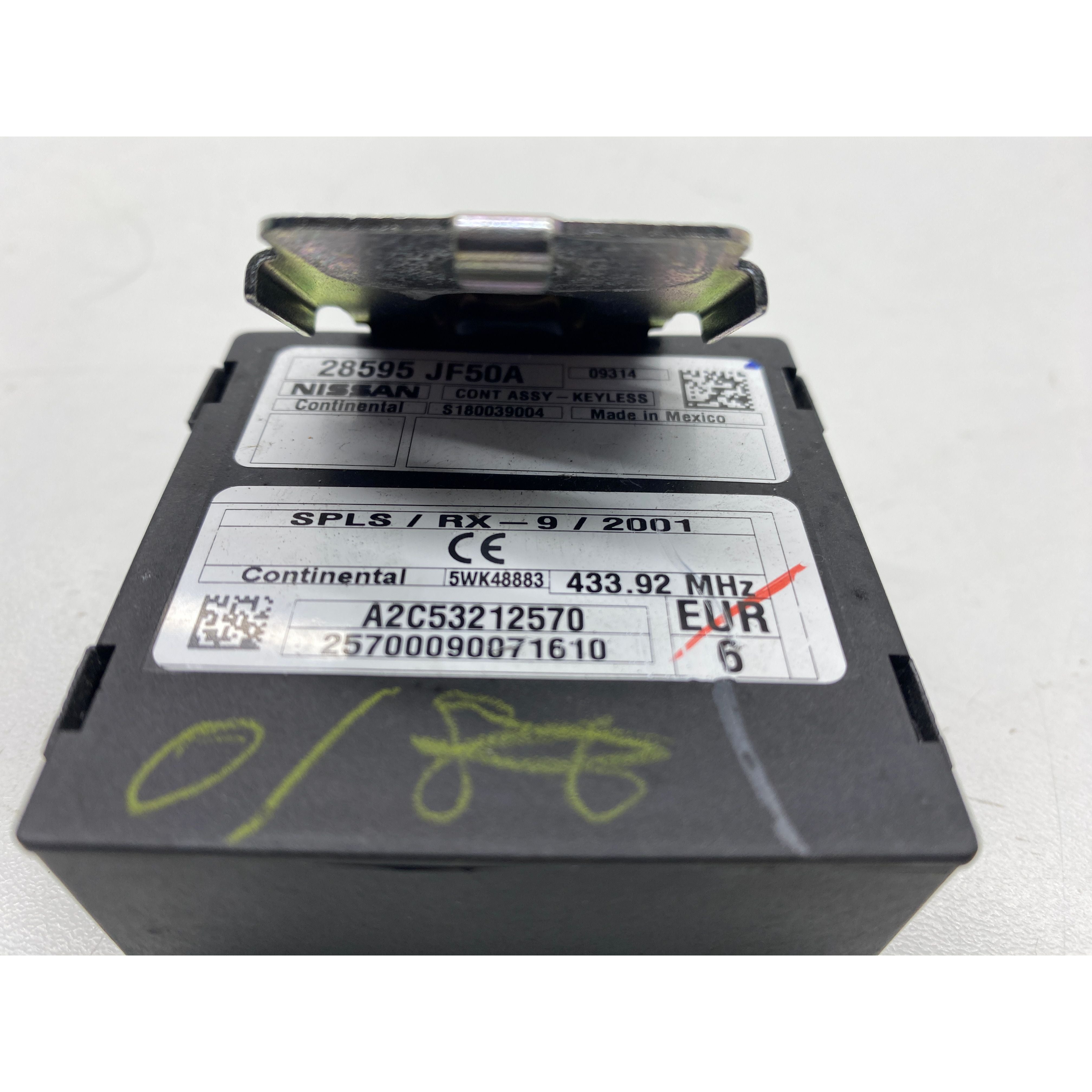 Nissan GTR keyless entry control module R35 GT-R 2009 | Torque Motors