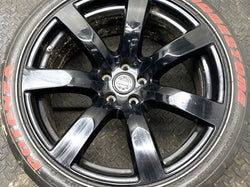 Nissan GTR Alloy wheel & tyre rear R35 GT-R 2009 285 35 20