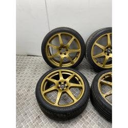 Subaru Impreza Alloys wheels & tyres WRX STI 2003 225 40 18