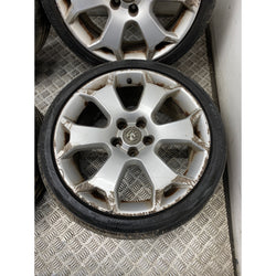 Vauxhall Astra Snowflake alloys wheels & tyres VXR MK5 2006 225 40 18