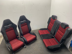 Honda Civic interior seats front and rear FN2 Type R 2009