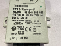 BMW M3 Immobilizer control module E46 2002