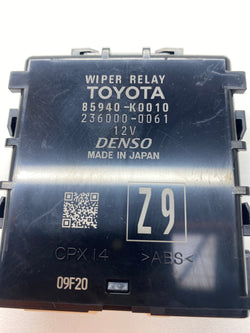 Toyota Yaris GR wiper relay 2022 85940-K0010