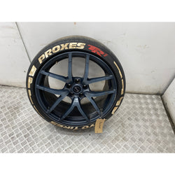 Nissan 370z Alloy wheel & tyre front Nismo 2016 245 40 19 Buckled