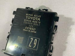 Toyota Yaris GR Wiper control relay 2022