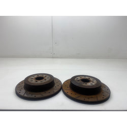 Subaru Impreza brake discs rear brakes 2.0 turbo STI 2004 drilled grooved