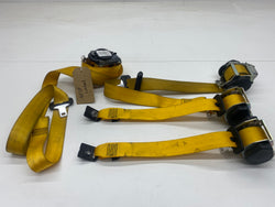 Renault Megane seat belts yellow front rear RS MK3 2011 2.0 turbo x1 locked