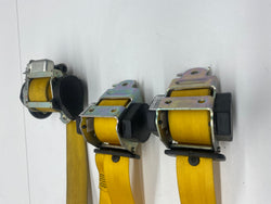 Renault Megane seat belts yellow front rear RS MK3 2011 2.0 turbo x1 locked