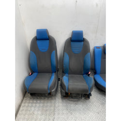 Ford Focus ST Seats front & rear grey & blue recaro MK2 ST225 2006