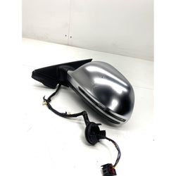 Audi S3 wing mirror passenger left side brushed aluminium 8P 2010