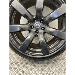 Nissan R35 Alloy wheel & tyre rear GTR 2009 GT-R 285 35 20