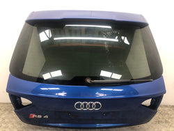 Audi RS4 B8 boot lid tailgate blue 2014 with spoiler