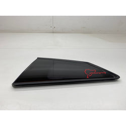 Nissan R35 Window glass rear quarter passenger left GTR GT-R 2012