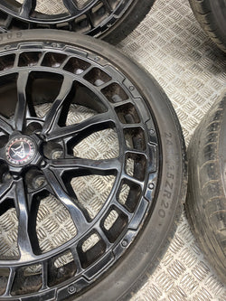 Vauxhall Astra J Wolfrace Explorer alloys wheels tyres VXR MK6 GTC 2012 245 35 20