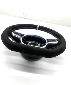 Audi S3 steering wheel alcantara flat bottom 8P 2009