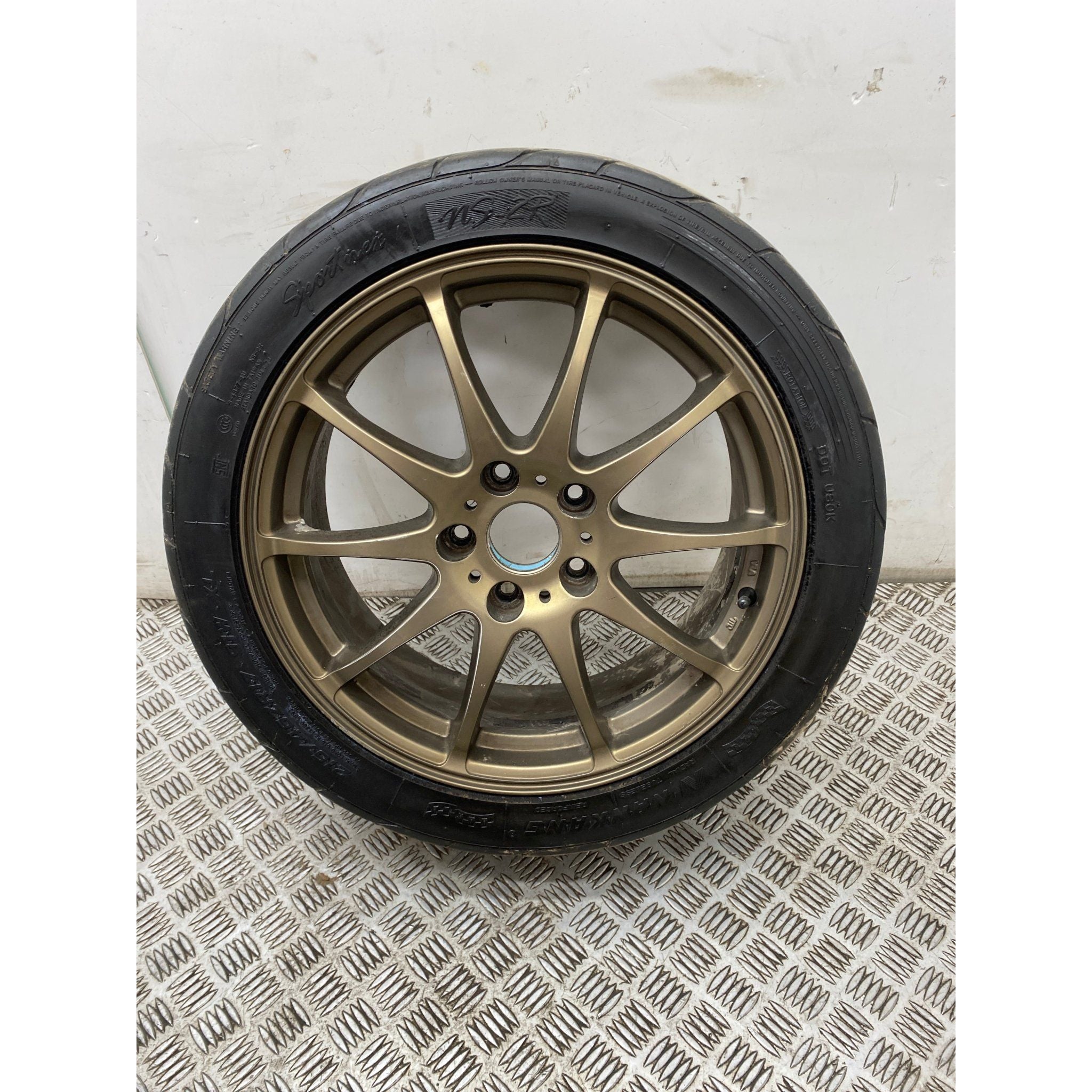 Type R Ep3 Wheels Honda Civic alloy wheel with tyre Type R EP3 2005 215/45/17 aftermarke ...