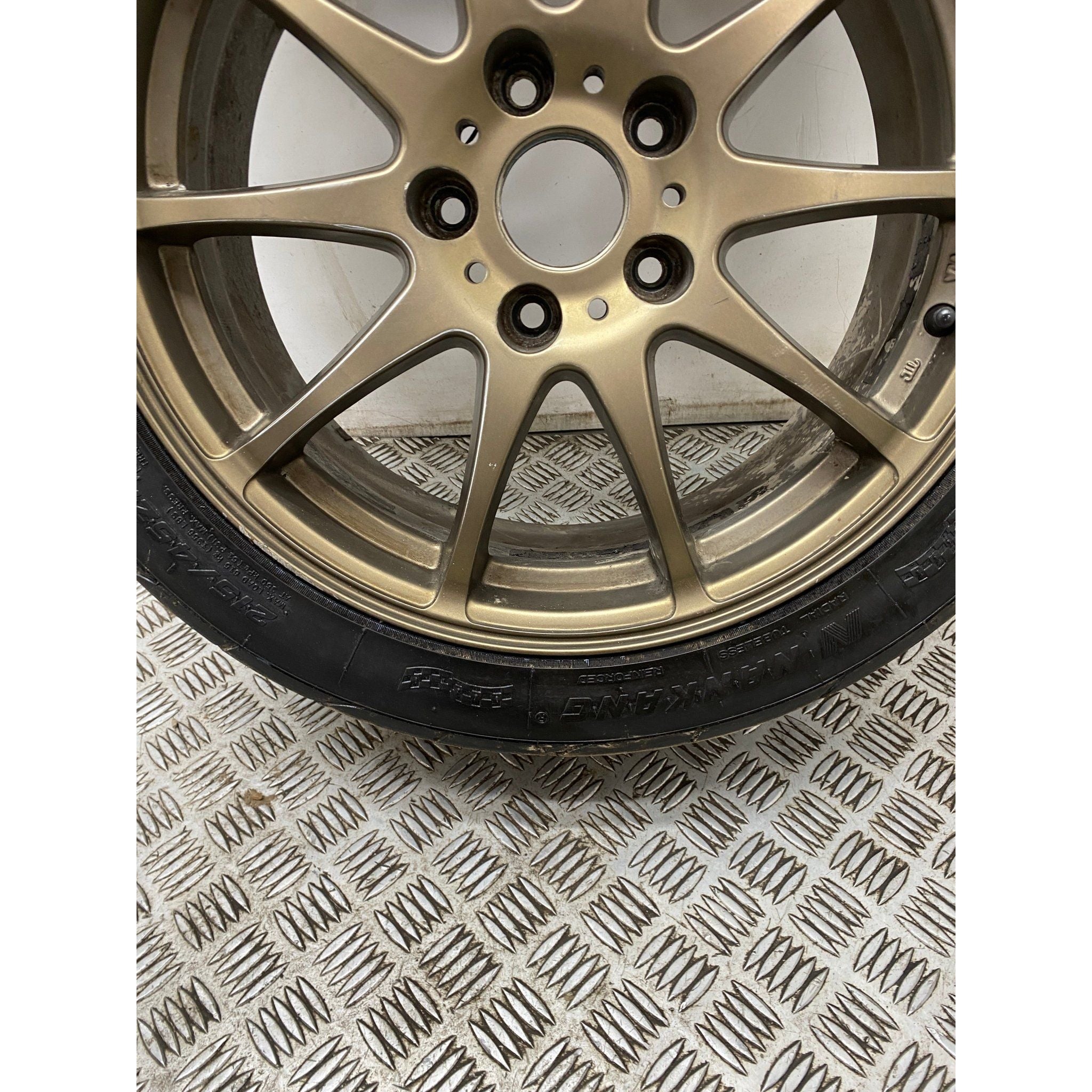 Type R Ep3 Wheels Honda Civic alloy wheel with tyre Type R EP3 2005 215/45/17 aftermarke ...