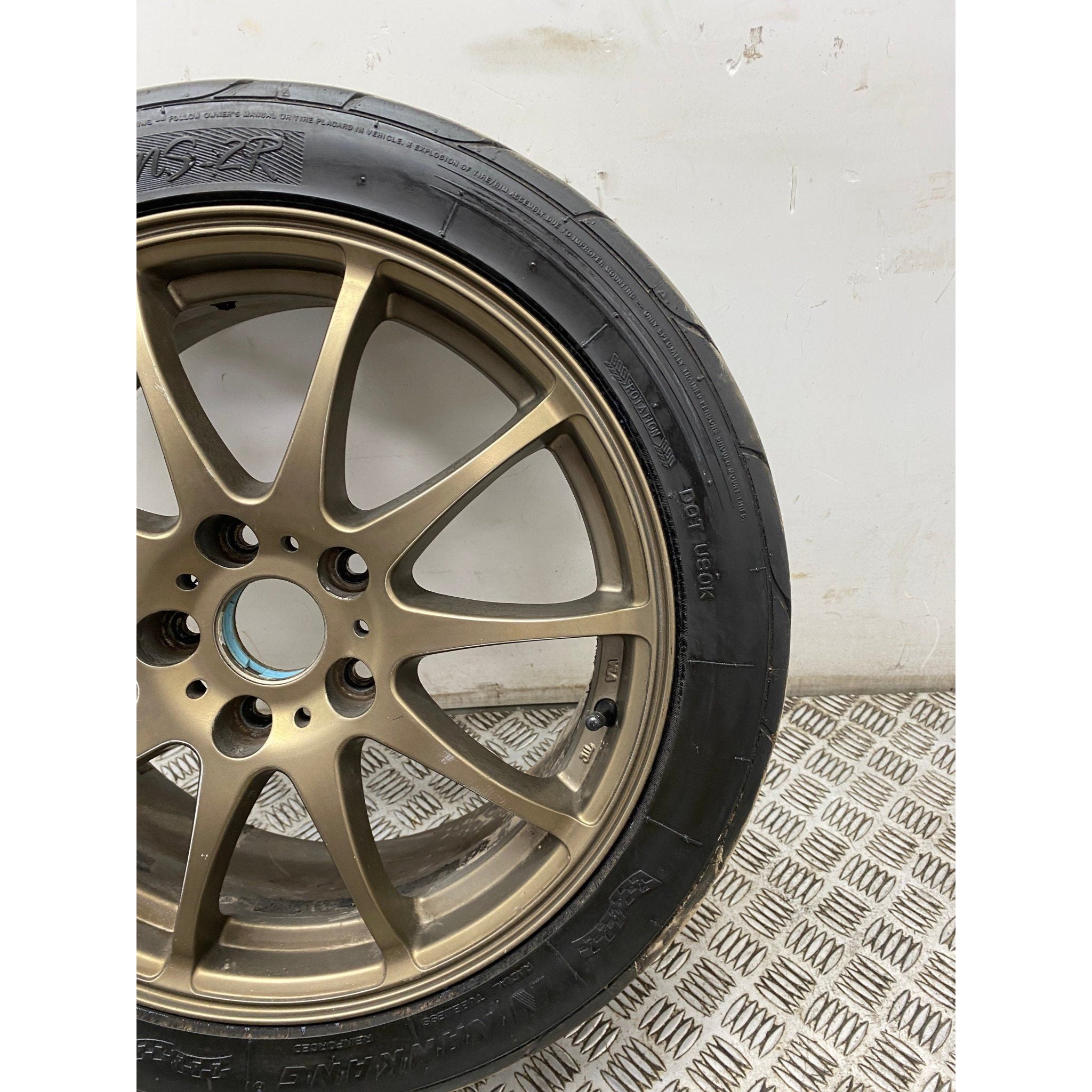 Type R Ep3 Wheels Honda Civic alloy wheel with tyre Type R EP3 2005 215/45/17 aftermarke ...