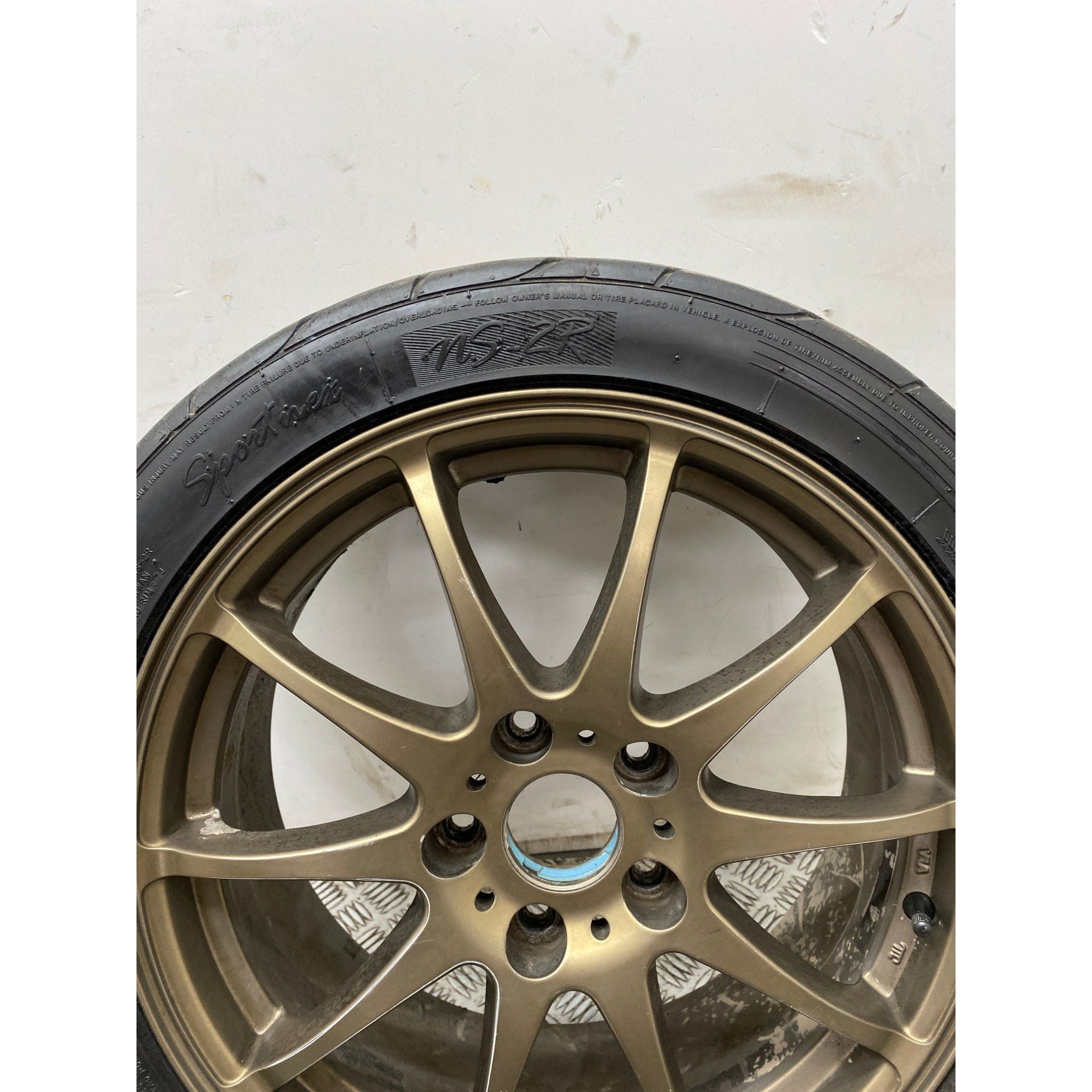 Type R Ep3 Wheels Honda Civic alloy wheel with tyre Type R EP3 2005 215/45/17 aftermarke ...
