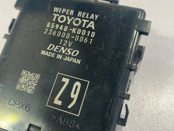 Toyota Yaris GR Wiper control relay 2021