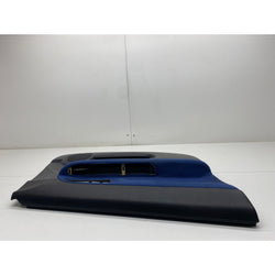 Subaru Impreza door card panel front left interior trim blue 2.0 turbo STI 2005