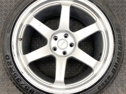 Nissan GTR Rays Volk Racing Alloy wheel & tyre 20'' GT-R R35 2009 295 35 20