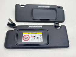 Honda Civic sun visors black pair left right Type R FK2 2016 MK9