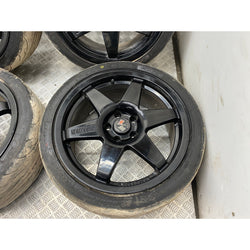 Mitsubishi Evolution Revolution Millennium alloys wheels & tyres Evo 8 2003 225 40 18