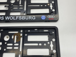 Audi TT RS Number plate surrounds 2010 TTRS 8j