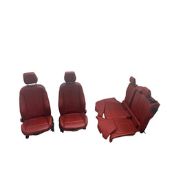 BMW 1 series seats interior red leather front rear m135i 135i 2015 3DR F21