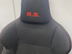 Renault Megane RS seats interior 280 2018 MK4 carbon effect fabric