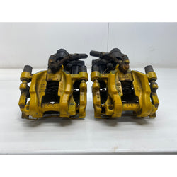 Volkswagen Golf R brake calipers pair rear brakes left right yellow VW Estate 2015