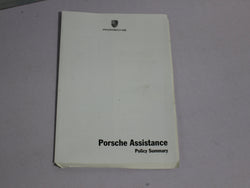 Porsche 911 GT3 991 Assistance policy manual