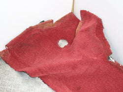 TVR Tuscan left console tunnel interior carpet trim red 2001