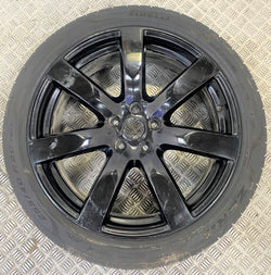 Nissan GTR R35 alloy wheel and tyre front 2009 GT-R Skyline 255/40/20