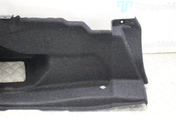 BMW M4 F82 Passenger left side trunk boot compartment panel trim