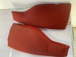 BMW M240i rear seat side pillows covers 2019 2 Series red leather 7320251