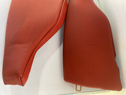 BMW M240i rear seat side pillows covers 2019 2 Series red leather 7320251