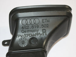 Audi R8 Gen 2 V10 Plus 4S heater duct vent pipe 4s2819502 right side