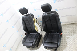 BMW M2 F87 2 Series Front leather seats blue stitching airbag deployed