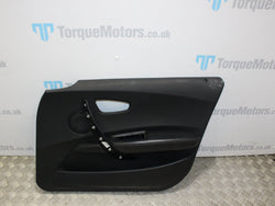 2005 BMW 120D 1 Series Drivers side front leather door card