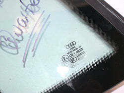 Audi R8 Gen 2 V10 Plus 4S Drivers right rear quarter window glass