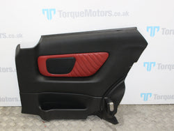 Vauxhall Astra Mk4 Coupe Turbo Drivers side rear red leather door card