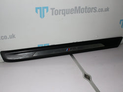 BMW M4 F82 Competition Passenger left door sill trim cover kick plate