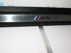 BMW M4 F82 Competition Passenger left door sill trim cover kick plate