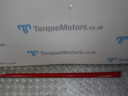 Mk5 astra vxr door bump rub strip moulding trim passenger side left red