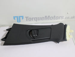 Audi RS4 B8 Passenger left interior B pillar trim black