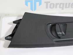 Audi RS4 B8 Passenger left interior B pillar trim black